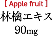 林檎エキス 90mg